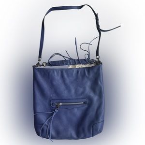 Rebecca Minkoff Satchel Blue Leather Handbag